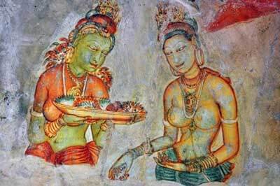 Sigiriya Murals | achinilankatravels.com
