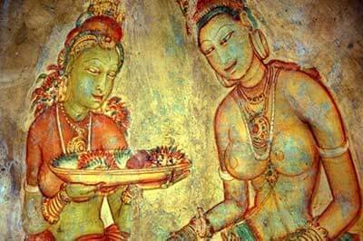 Sigiriya Rock Murals | achinilankatravels.com